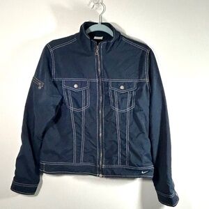 Vintage Y2K Nike Trucker Style Jacket – Size Medium – Pristine Condition